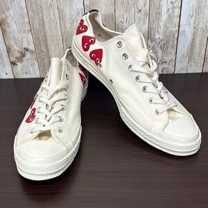Converse Comme des Garçons Play x Chuck 70 Multi Heart Red Sneakers [S6276]